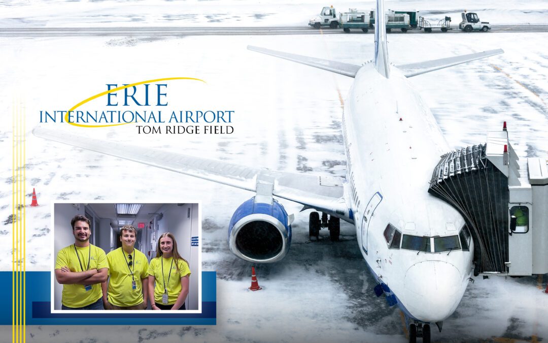 Erie Airport Interns Give Presentation on Winter Readiness at Annual Hub Airports Conference in Pittsburgh